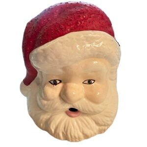 Vintage Christmas‎ Santa Claus Head Ceramic Figurine